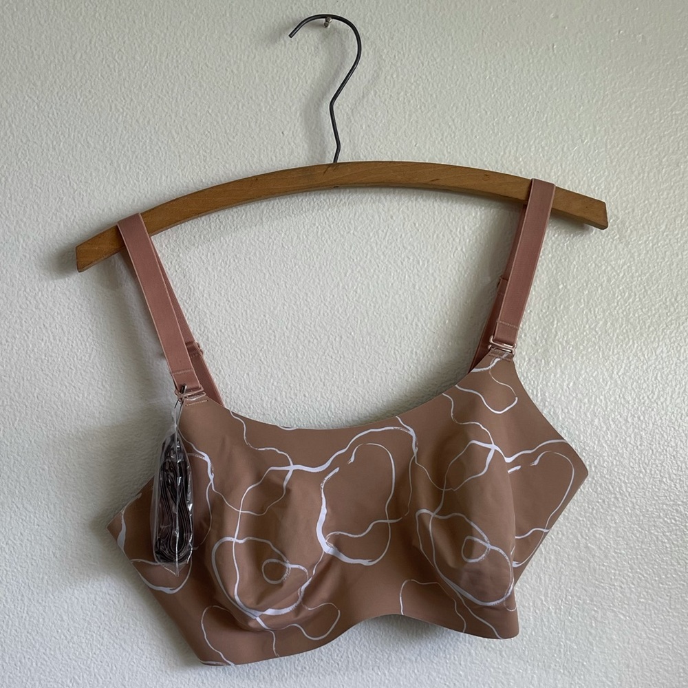 Knix by knixwear reversible tan brown evolution bra size 6